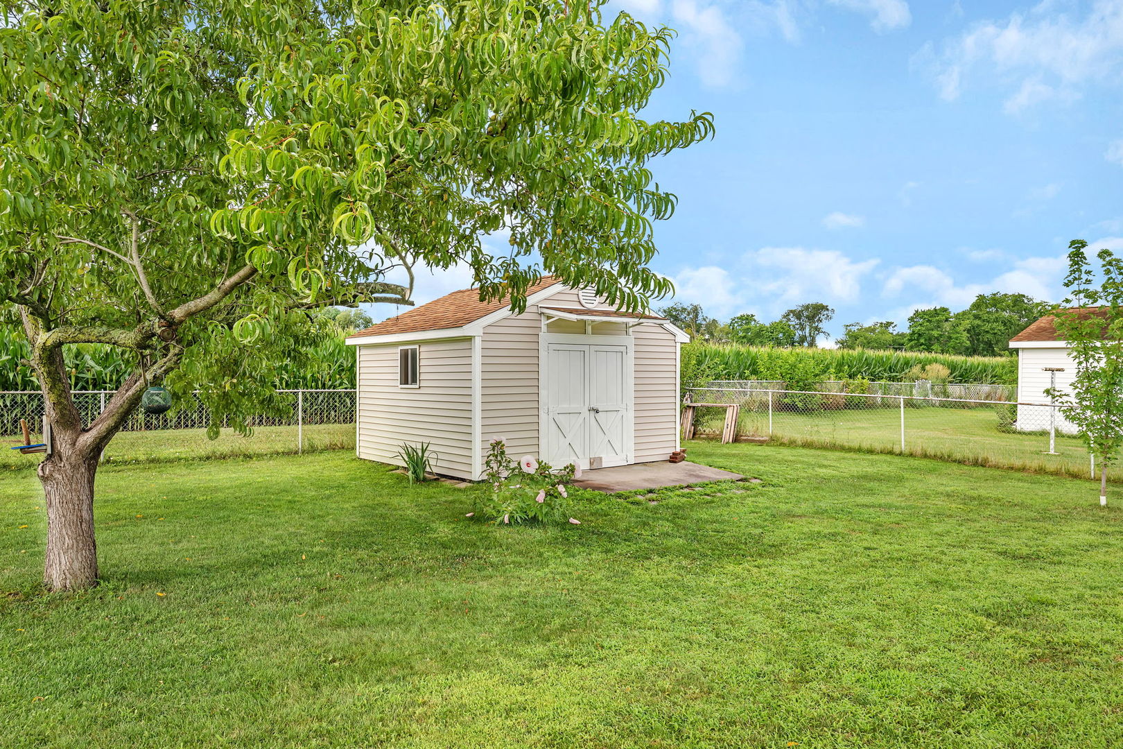 1413 Sharon Road Streator, IL 61364 - Photo 32 of 32 a backyard of a house with lots of green space
