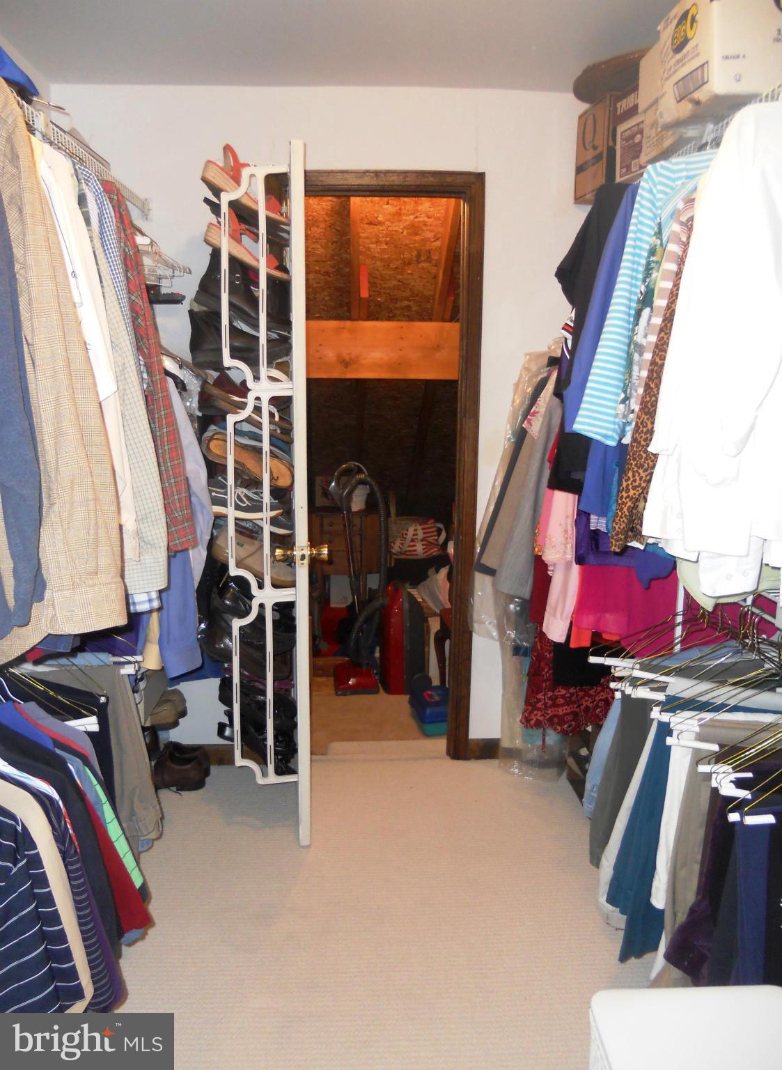 2024 Poplar Road Baltimore, MD 21221 - Photo 15 of 30 Master Bdrm Closet w/Attic Access