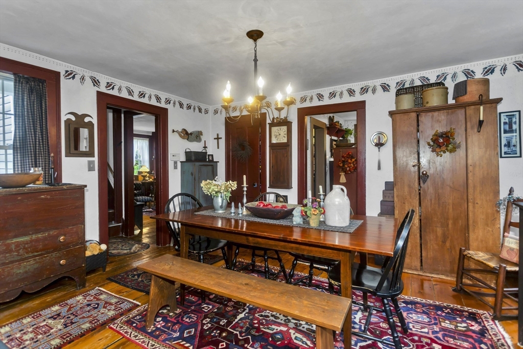 20 Auburn Street Chicopee, MA 01013 - Photo 13 of 36 a view of a dining room with furniture and chandelier