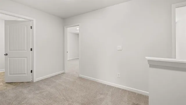 an empty room with window