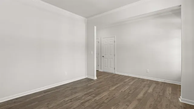 a view of an empty room