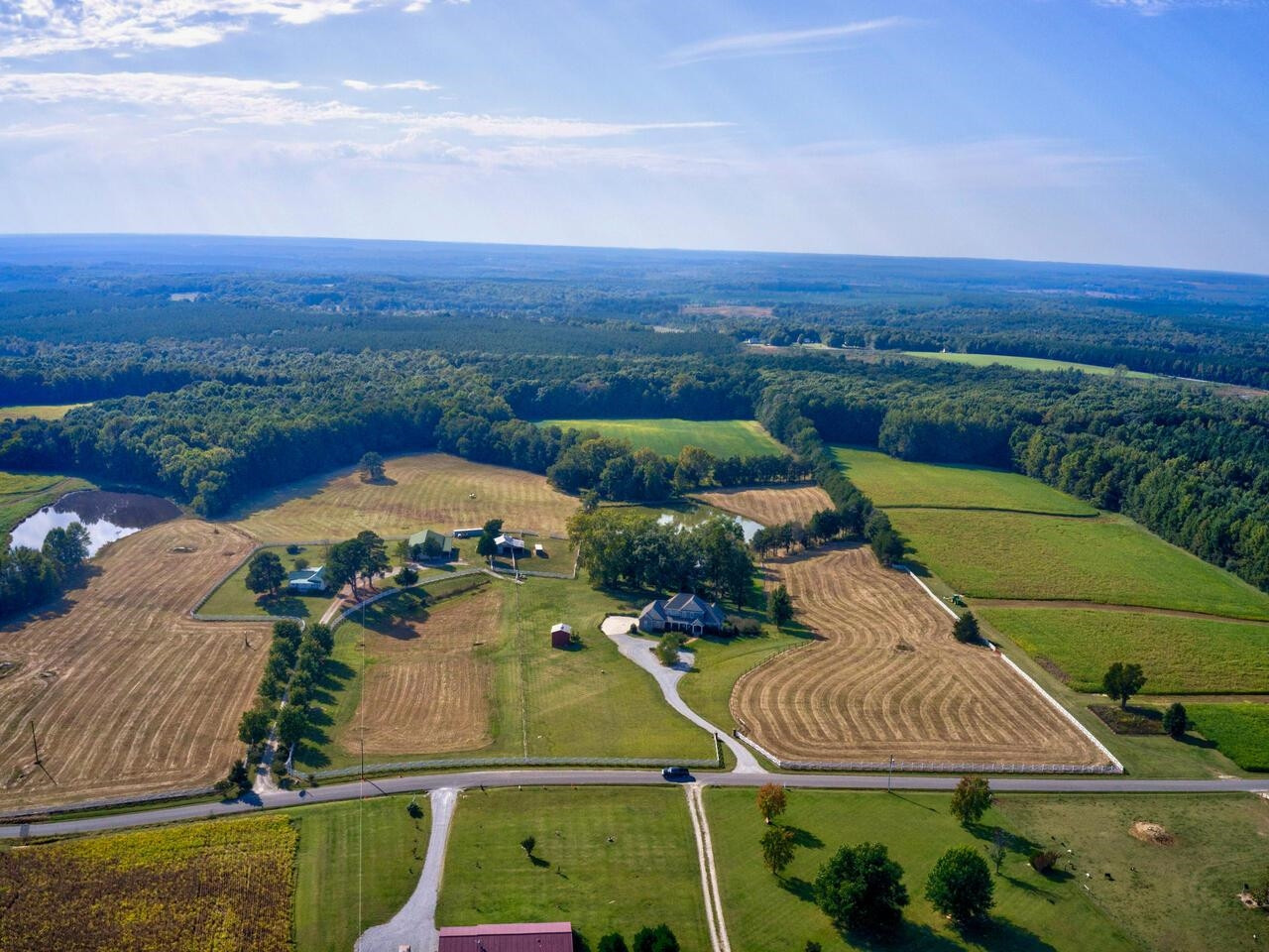 7959 Baskerville Road Baskerville, VA 23915 - Photo 4 of 56 overhead perspective of the land