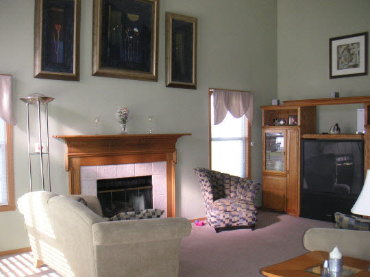 607 Bayfield Road Rockton, IL 61073 - Photo 4 of 6 a living room with furniture and a fireplace