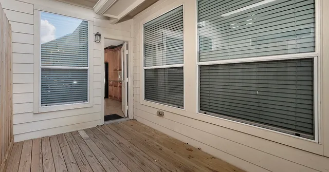 a view of a house with wooden door