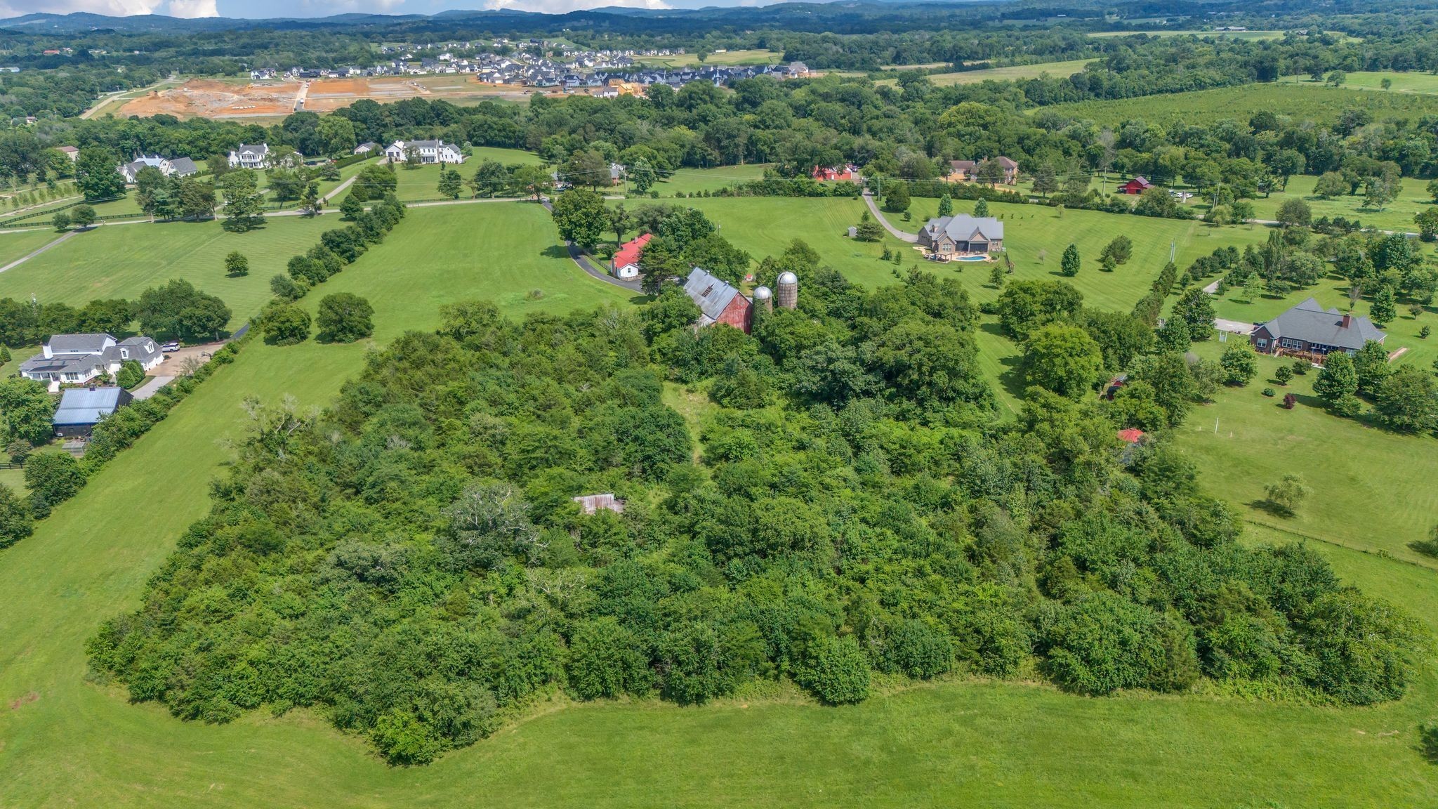 4125 Trinity Road Franklin, TN 37067 - Photo 5 of 44 a view of a city with lush green forest