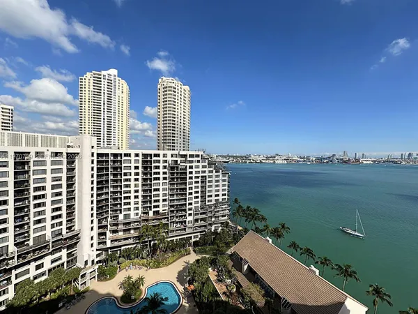 a view of a city and lake view