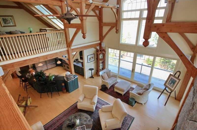 44 Workman Road Gouldsboro, ME 04613 - Photo 13 of 35 Looking down from the catwalk loft...