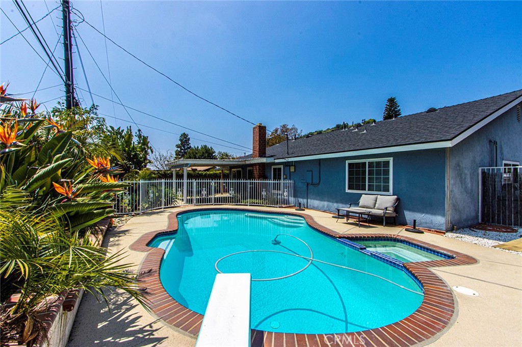 1830 Hawkbrook Drive San Dimas, CA 91773 - Photo 19 of 21 a view of a swimming pool with a patio