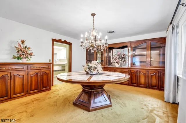 a view of an empty room