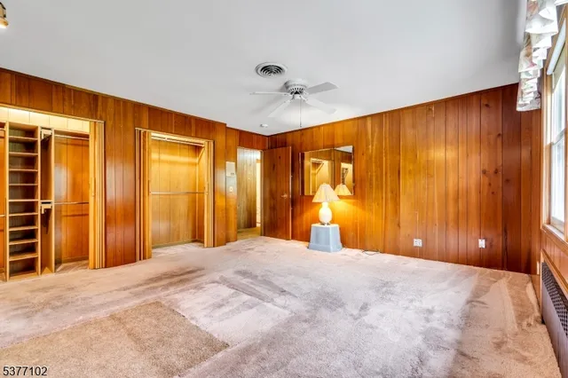 a view of a black and white checkered floor