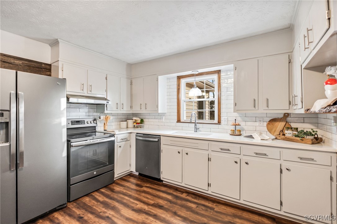8087 Bell Road Dillwyn, VA 23936 - Photo 12 of 37 a kitchen with granite countertop white cabinets and white appliances