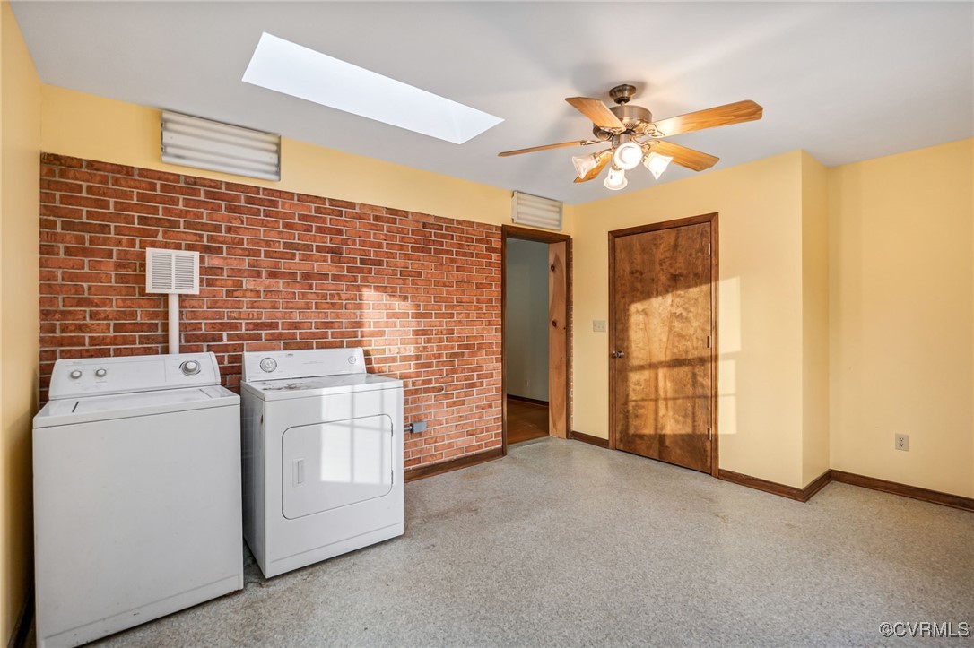 8087 Bell Road Dillwyn, VA 23936 - Photo 26 of 37 a view of livingroom with washer and dryer