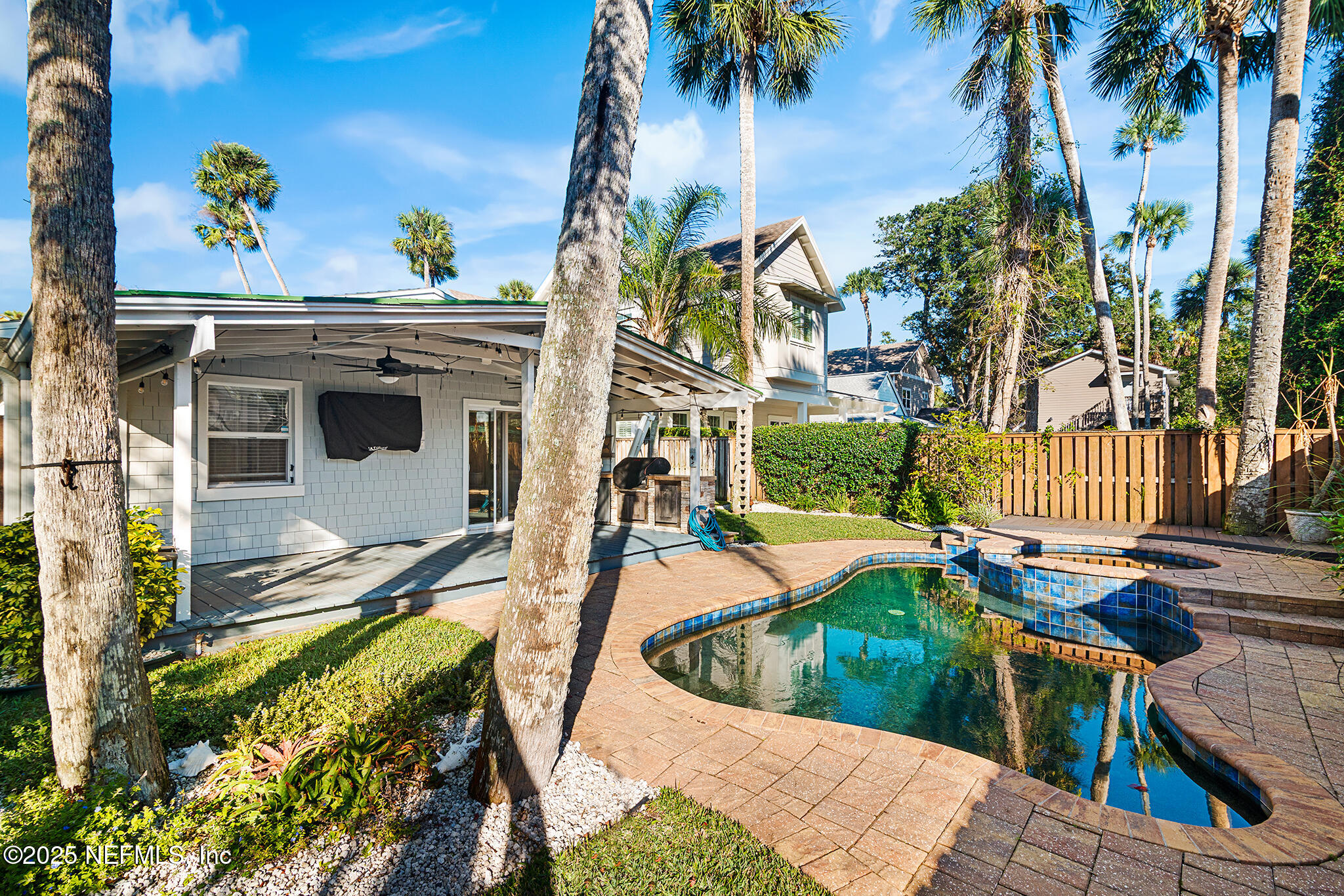 370 10th Street Atlantic Beach, FL 32233 - Photo 23 of 24 a view of a swimming pool with a patio