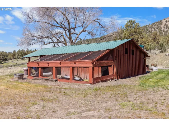 a big white house with a outdoor space