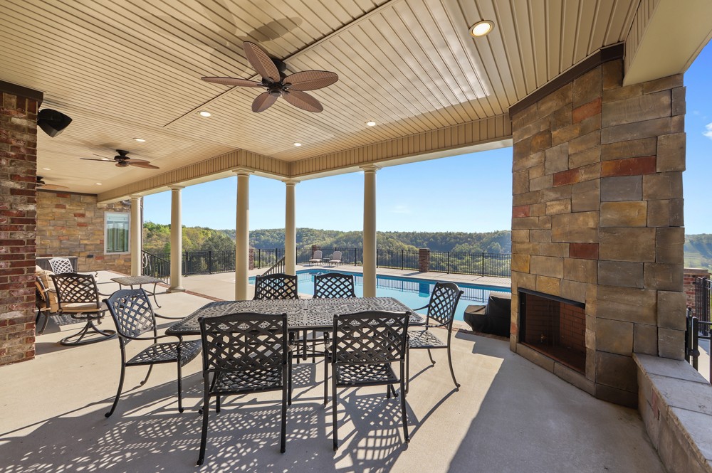 1895 French Brantley Road Wartrace, TN 37183 - Photo 16 of 50 a view of a patio with a table and chairs