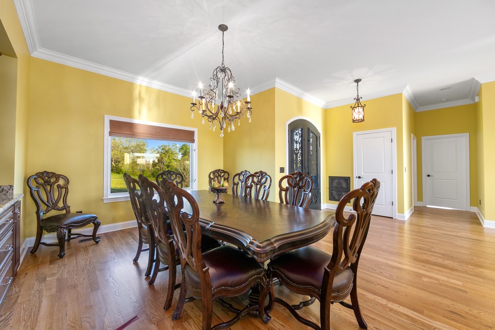 1895 French Brantley Road Wartrace, TN 37183 - Photo 21 of 50 a view of a dining room with furniture and chandelier