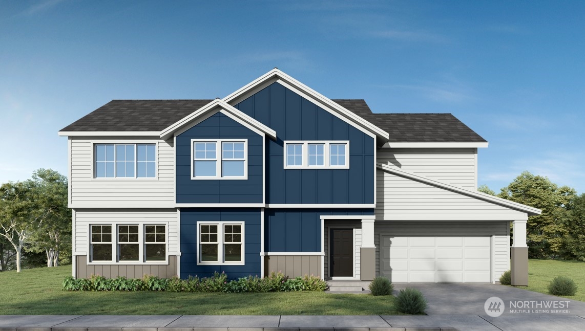 22921 20th Place West Bothell, WA 98021 - Photo 1 of 27 a front view of a house with a yard and garage