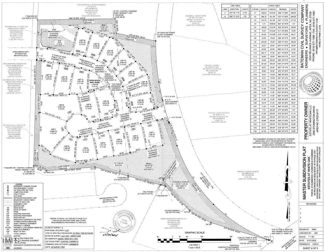 2534 Vining Br Way Apex, NC 27523 - Photo 21 of 61 Plat Map
