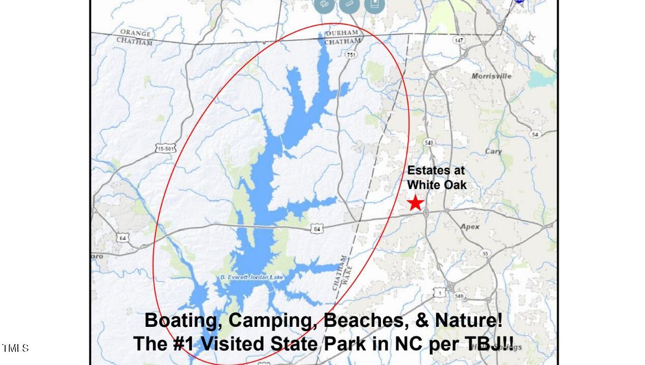 2534 Vining Br Way Apex, NC 27523 - Photo 42 of 61 Jordan Lake