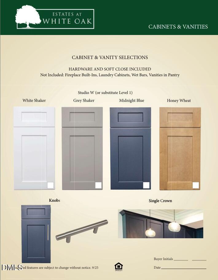 2534 Vining Br Way Apex, NC 27523 - Photo 6 of 61 Options Cabinets & Vanities