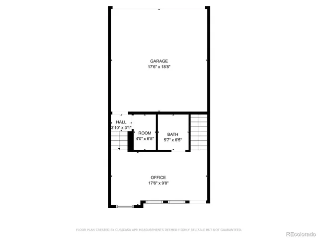 a picture of a bench in a white building