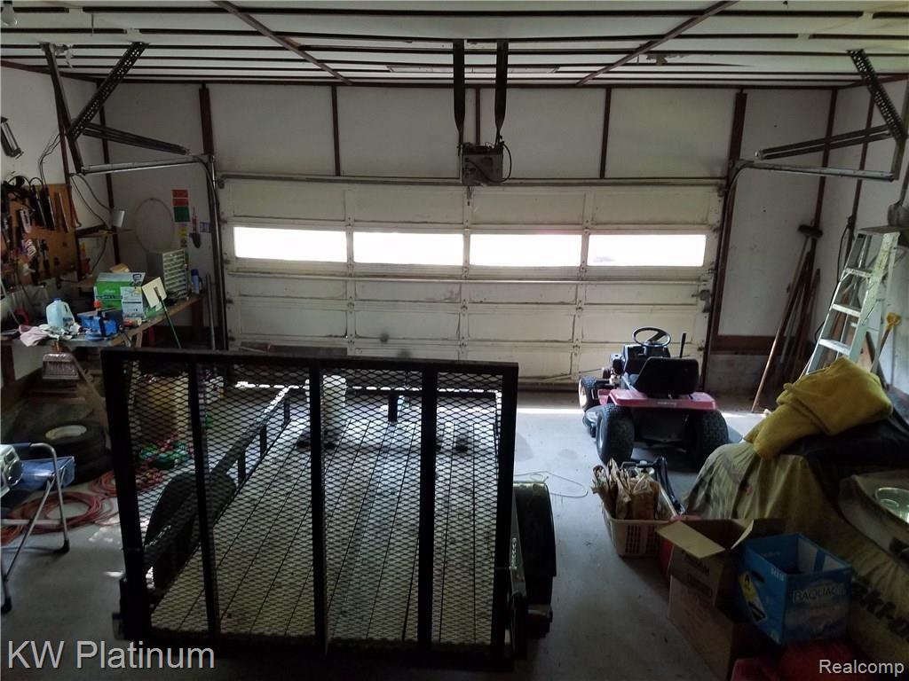 6244 Rynn Road North Street, MI 48049 - Photo 20 of 22 GARAGE INTERIOR VIEW