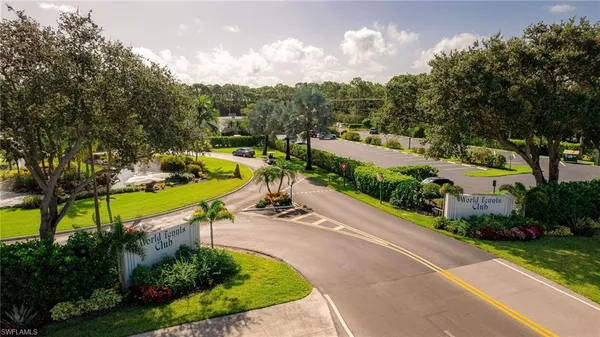 aerial view of a house with a swimming pool