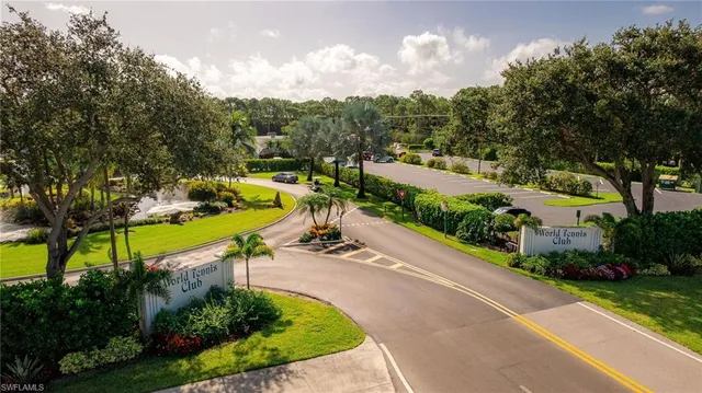 aerial view of a house with a swimming pool