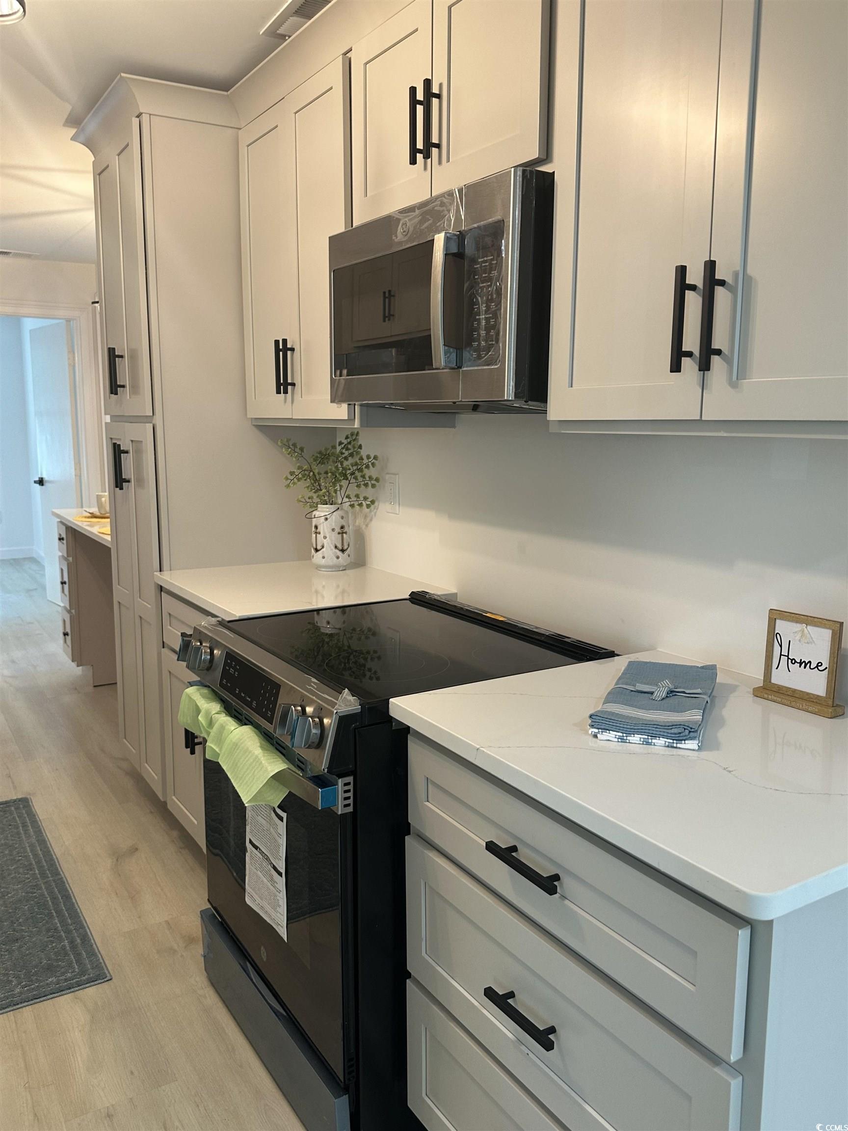 518 Nowell Street Georgetown, SC 29440 - Photo 16 of 28 Kitchen with stainless steel microwave, electric r
