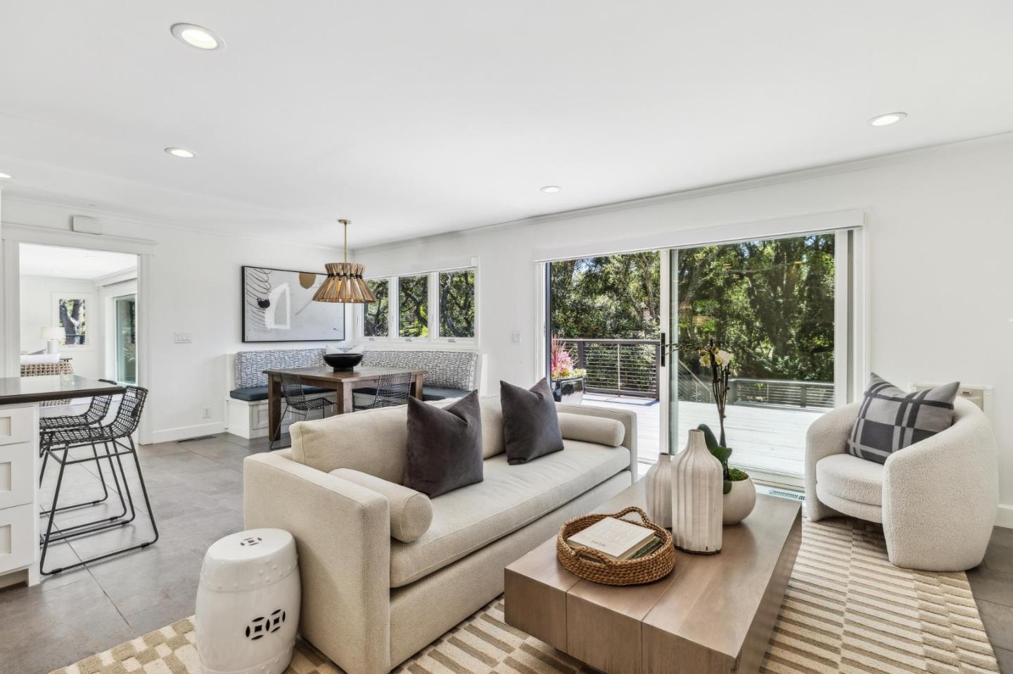 30 Cheyenne Point Portola Valley, CA 94028 - Photo 12 of 38 a living room with furniture and a large window