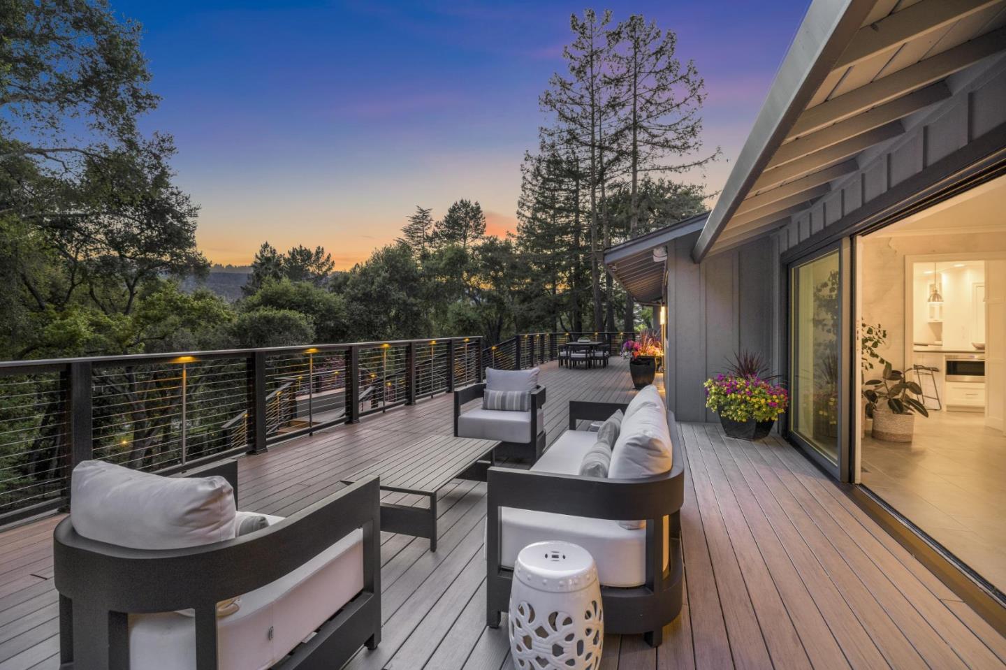 30 Cheyenne Point Portola Valley, CA 94028 - Photo 2 of 38 a view of a patio with couches table and chairs