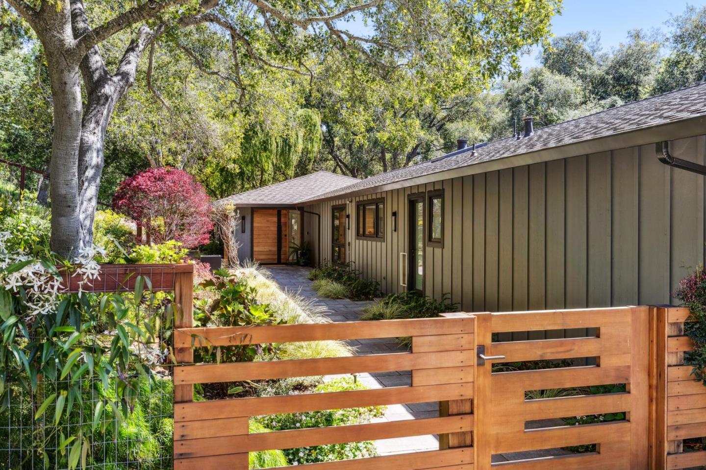 30 Cheyenne Point Portola Valley, CA 94028 - Photo 3 of 38 a view of a house with a yard