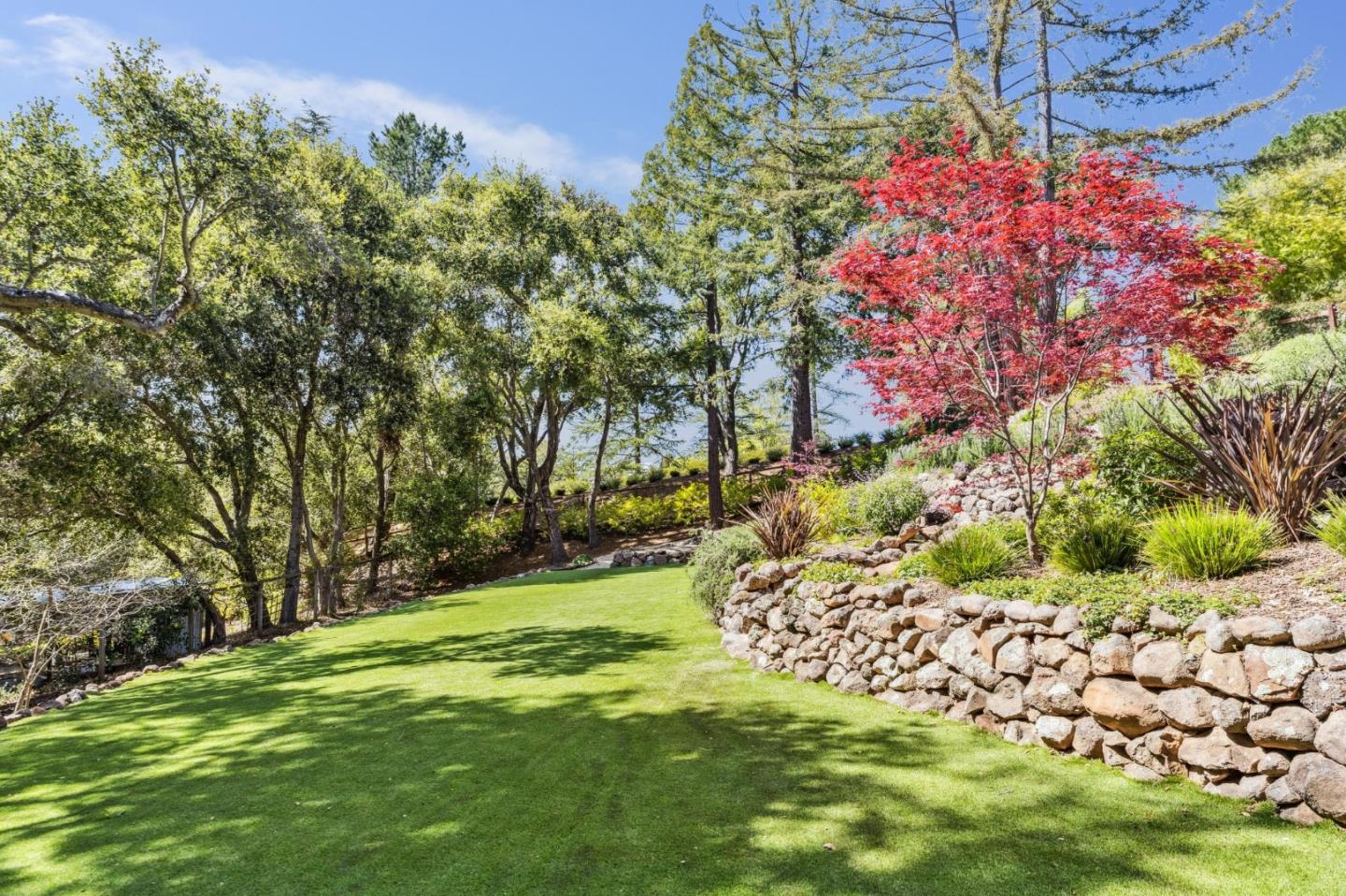 30 Cheyenne Point Portola Valley, CA 94028 - Photo 32 of 38 a garden with lots of flowers and trees