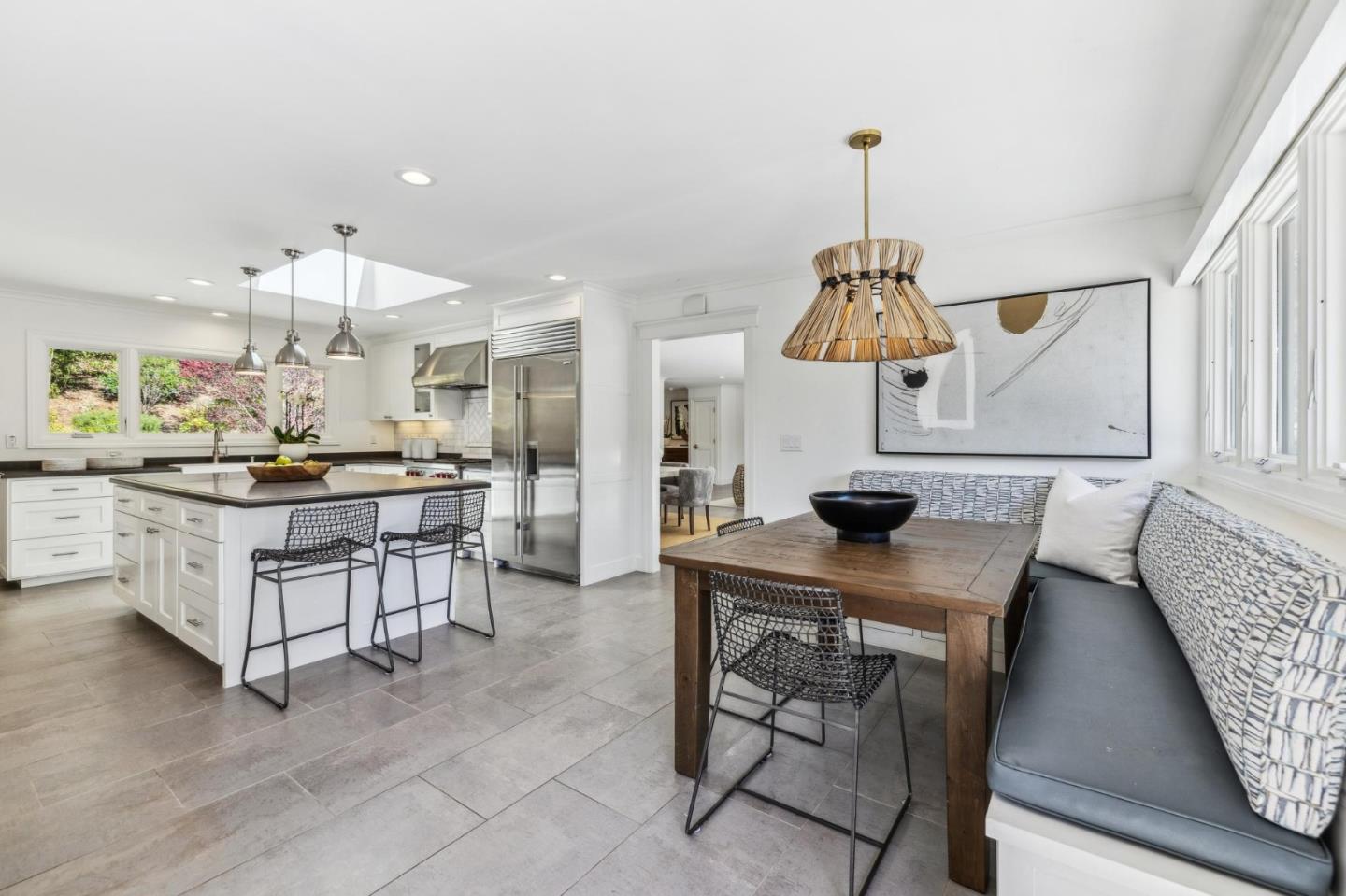 30 Cheyenne Point Portola Valley, CA 94028 - Photo 10 of 38 a kitchen with a table and chairs in it