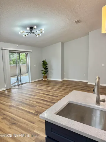 a view of wooden floor