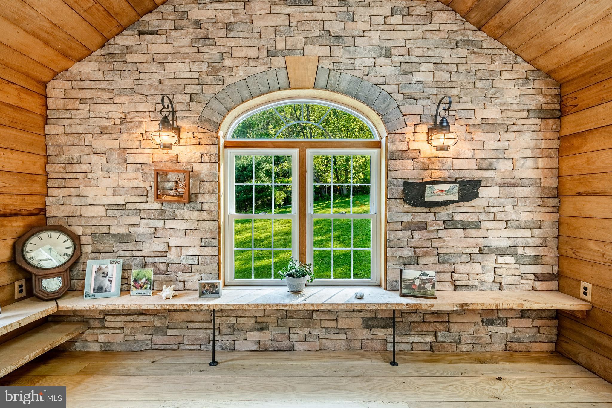 186 Bragg Hill Road West Chester, PA 19382 - Photo 14 of 75 Great Room Stone Wall