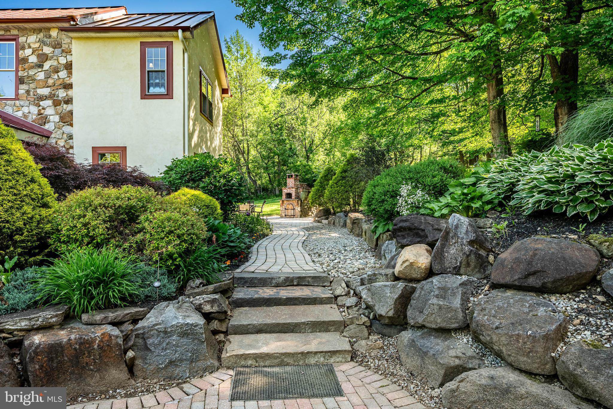 186 Bragg Hill Road West Chester, PA 19382 - Photo 43 of 75 Side of house Towards outdoor Pizza Oven