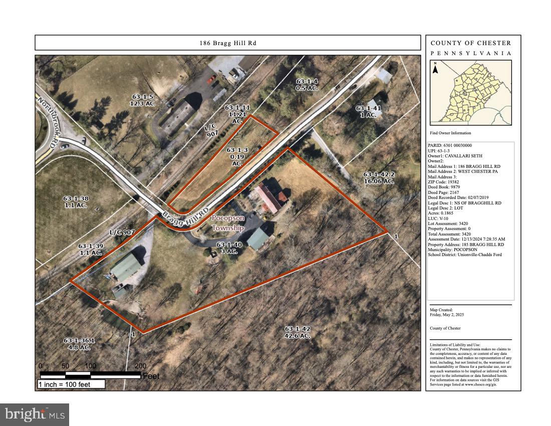 186 Bragg Hill Road West Chester, PA 19382 - Photo 71 of 73 Plot Plan