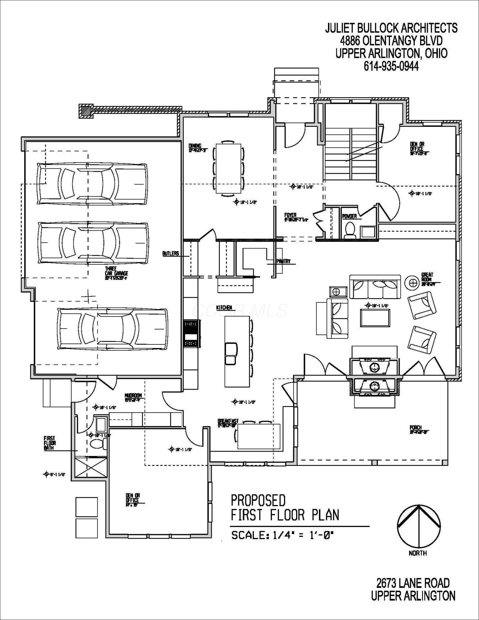 2673 Lane Road Columbus, OH 43220 - Photo 33 of 34 Floor Plan - First Floor