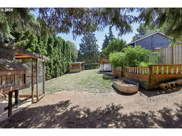 a view of swimming pool with seating space
