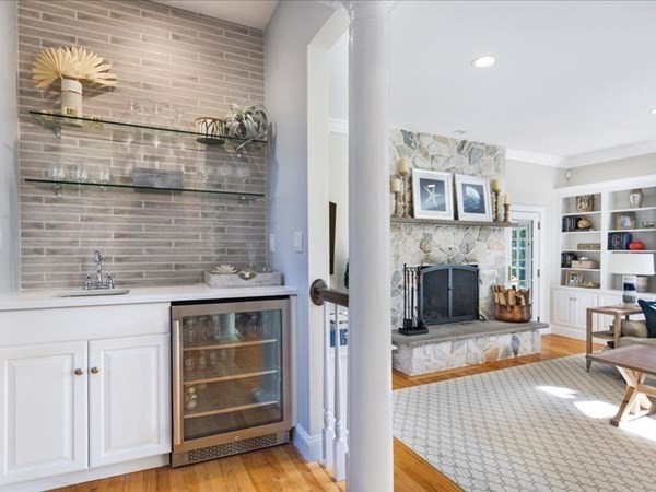 4 Sayles Road Hingham, MA 02043 - Photo 13 of 35 a view of a livingroom with furniture and a fireplace