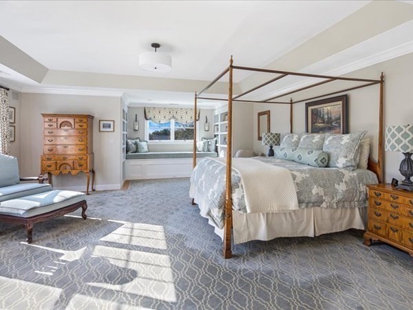 4 Sayles Road Hingham, MA 02043 - Photo 18 of 35 a bedroom with a large bed and a couch