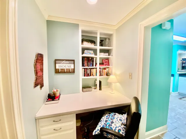 a room with furniture and a window