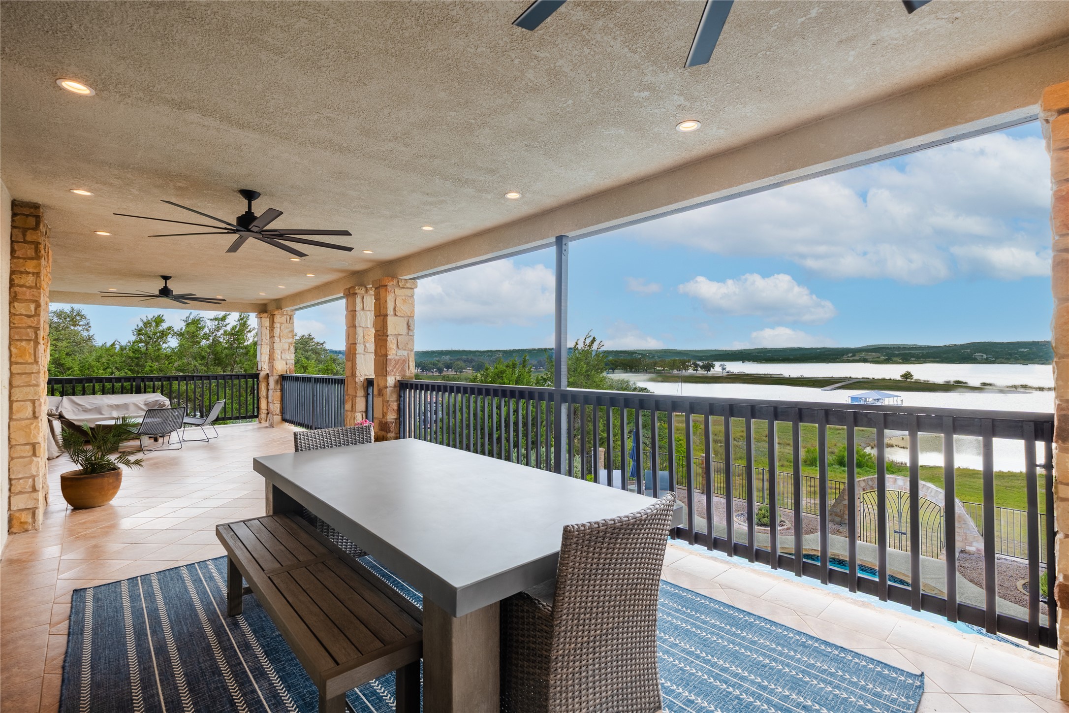 516 Deckhouse Drive Point Venture, TX 78645 - Photo 31 of 36 a view of balcony with furniture