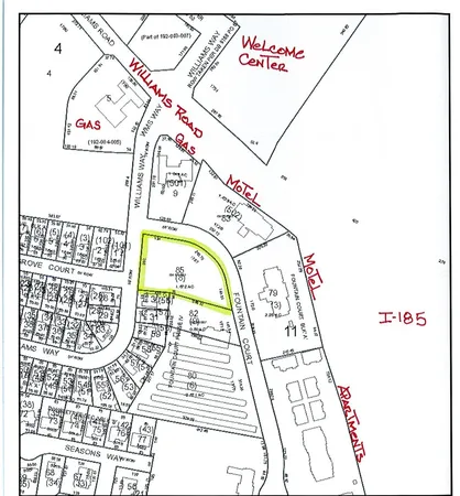 a view of an outdoor space and a yard