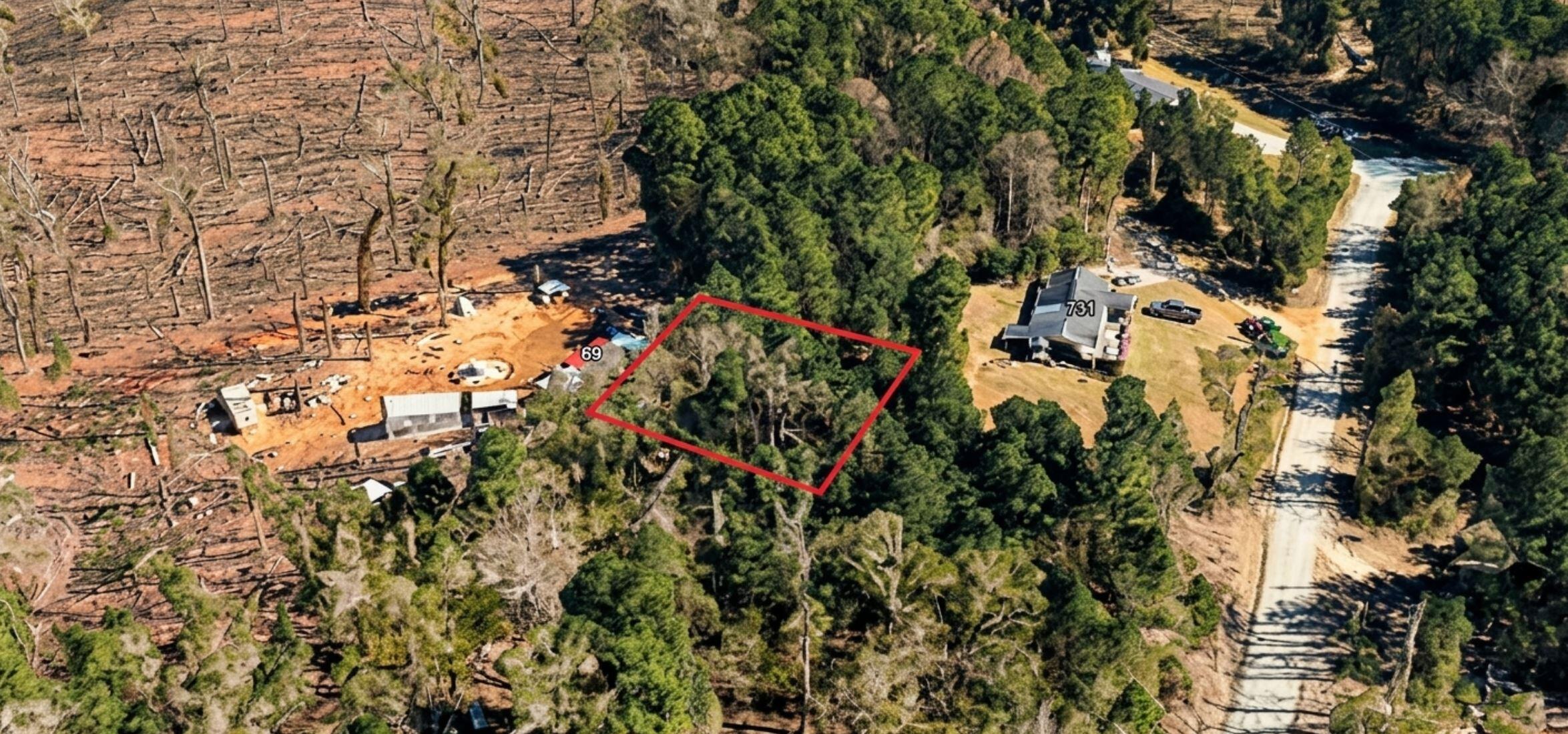 0 Maxwell Street Martin, GA 30557 - Photo 2 of 9 0 maxwell st -aerial 7-outline