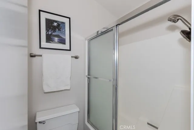 a view of small space with racks on the wall