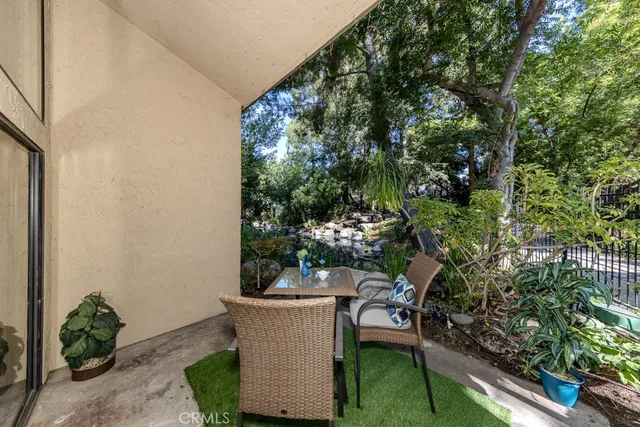 a view of a entryway of the house