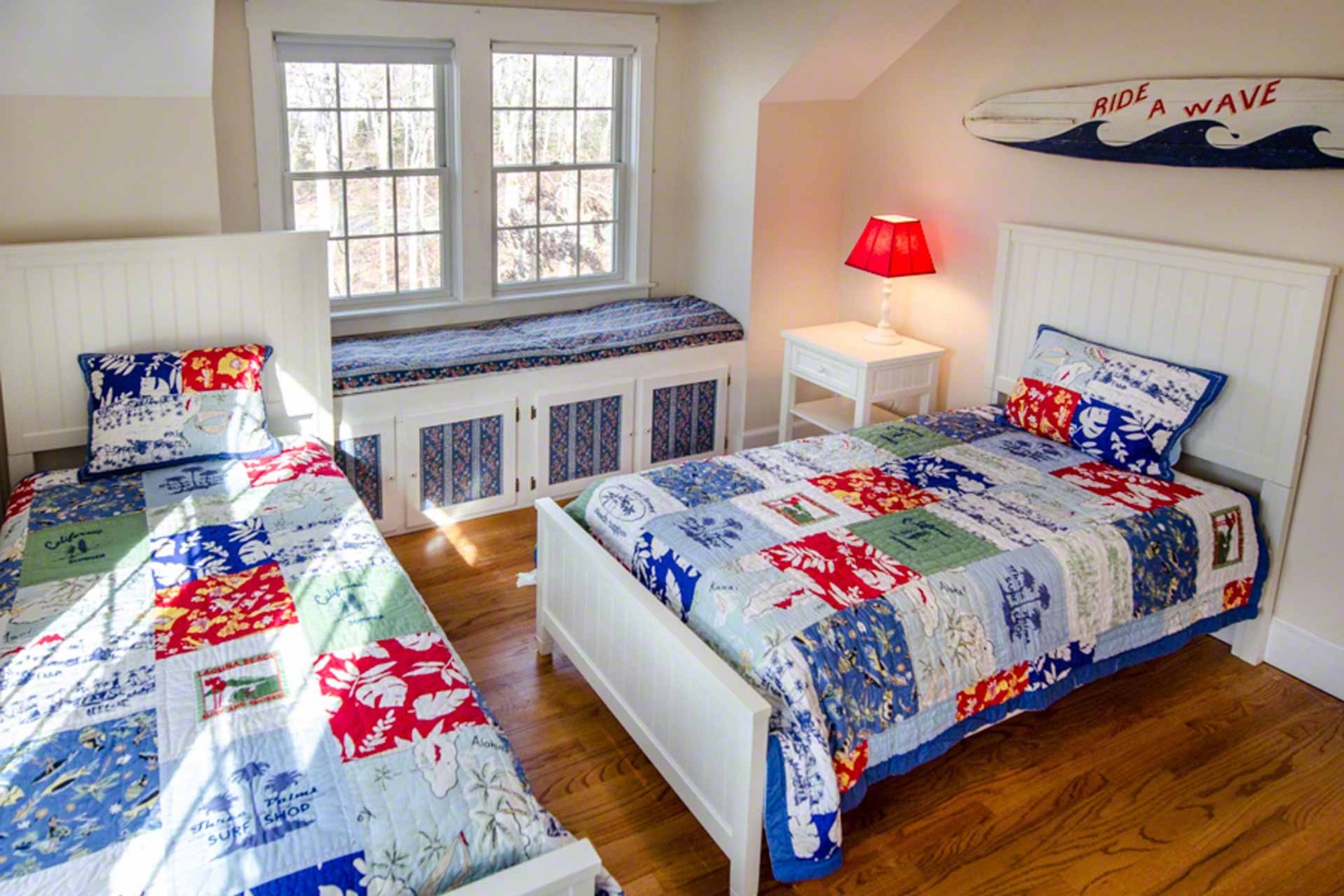 40 Dark Woods Road Edgartown, MA 02539 - Photo 19 of 20 a bedroom with bed and a couch