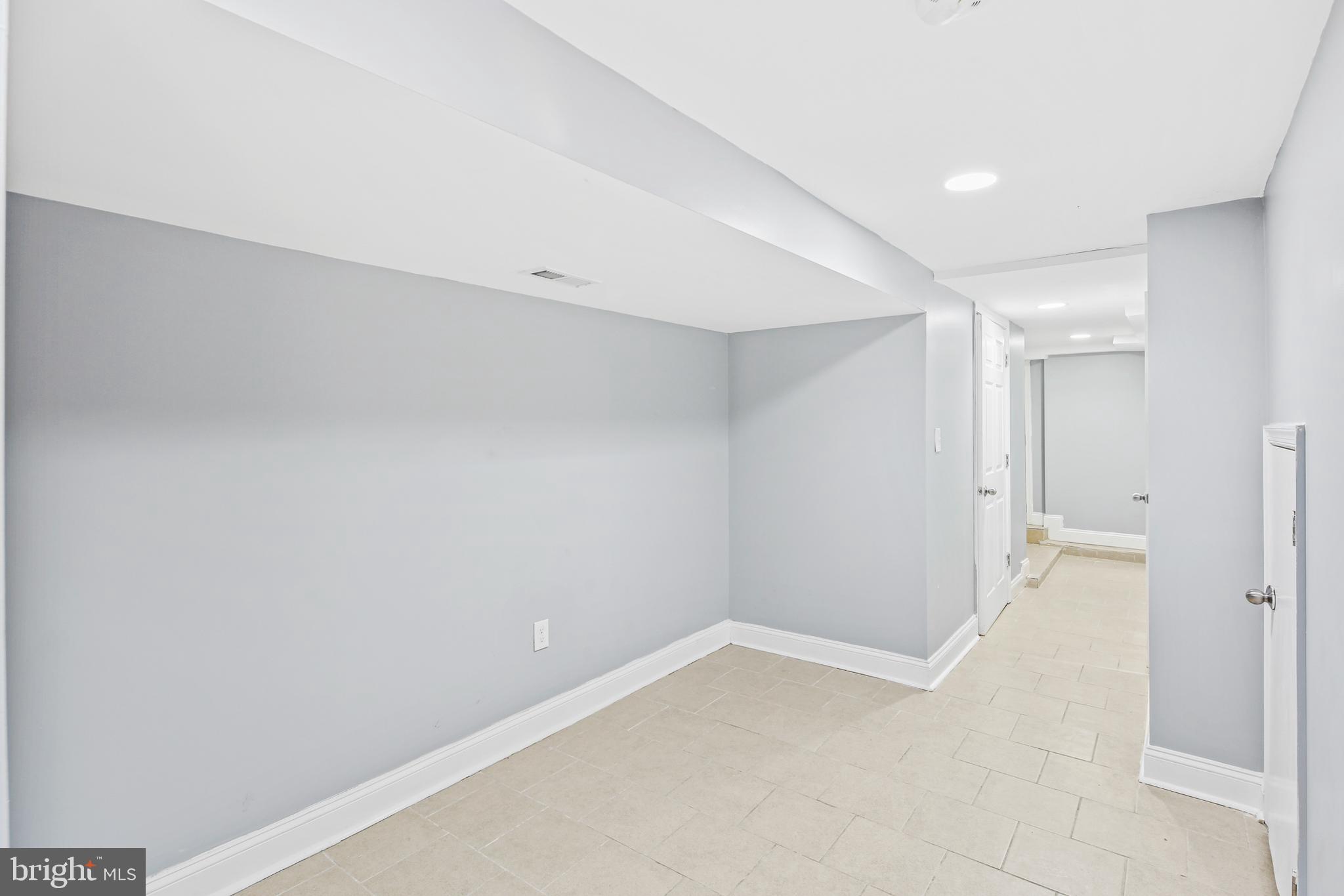 2806 Orleans Street Baltimore, MD 21224 - Photo 22 of 29 Lower Level Recreation Room with Recessed Lighting